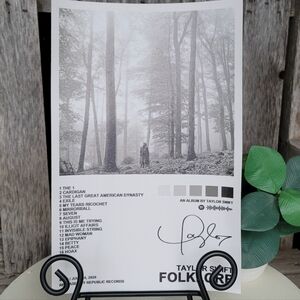 Taylor Swift FOLKLORE unframed canvas PRINT
